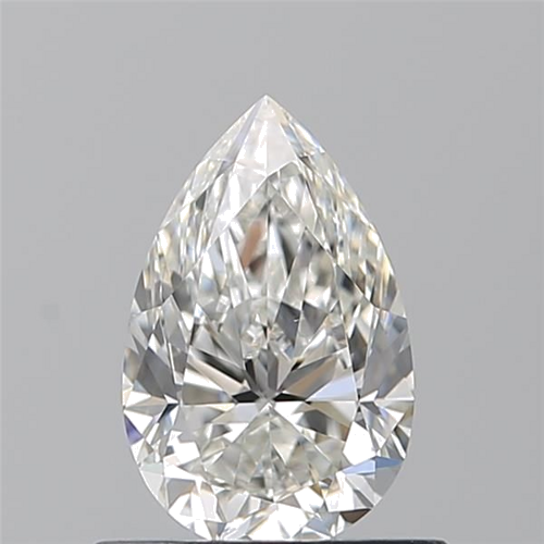 0.7 carat G-VS1 Natūralus Pear Deimantas (1)