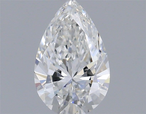 0.4 carat E-VVS2 Natūralus Pear Deimantas (1)