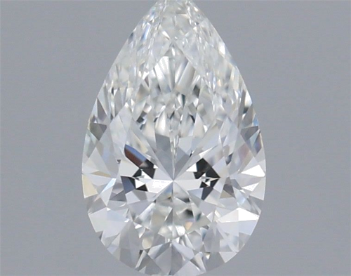 0.42 carat F-VS1 Natūralus Pear Deimantas (1)