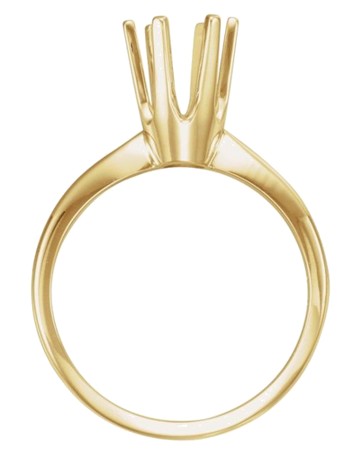 Sužadėtuvių Žiedas „Solitaire“ 14k yellow gold Round 7.8mm (2)
