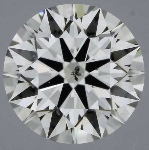 0.49 carat H-SI2 Excellent cut Natūralus Round Deimantas (1)
