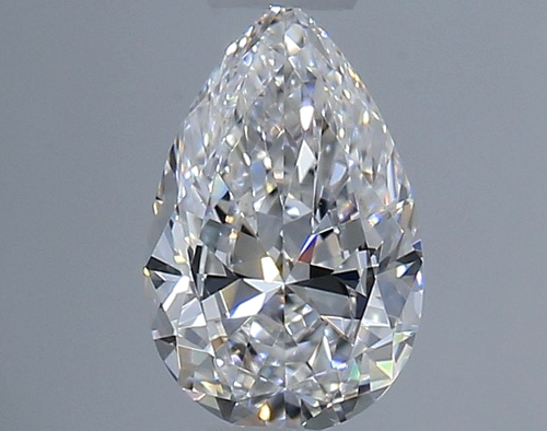 0.32 carat D-VS1 Natūralus Pear Deimantas (1)