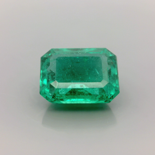 4.3 carat GREEN STEP cut Octagonal Smaragdas (1)