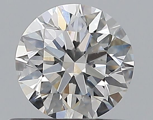 0.61 carat F-SI1 Excellent cut Natūralus Round Deimantas (1)