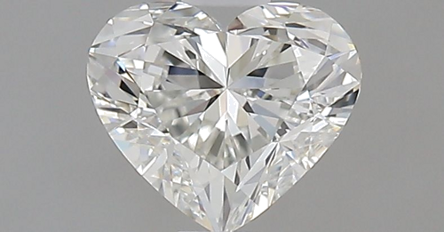 0.7 carat H-VS1 Natūralus Heart Deimantas (1)