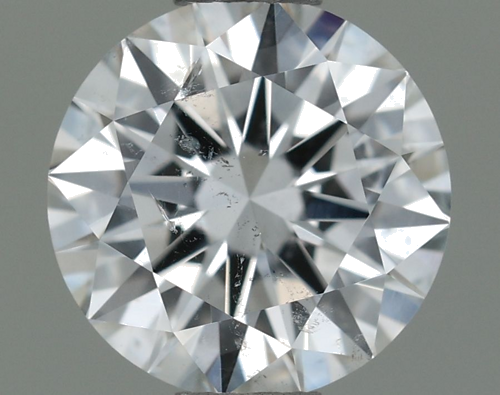 0.63 carat F-SI2 Excellent cut Natūralus Round Deimantas (1)