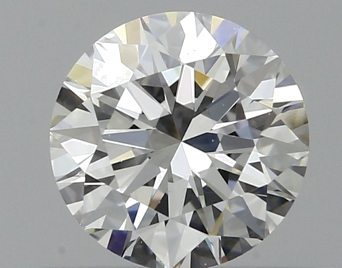0.41 carat F-VVS2 Excellent cut Natūralus Round Deimantas (1)