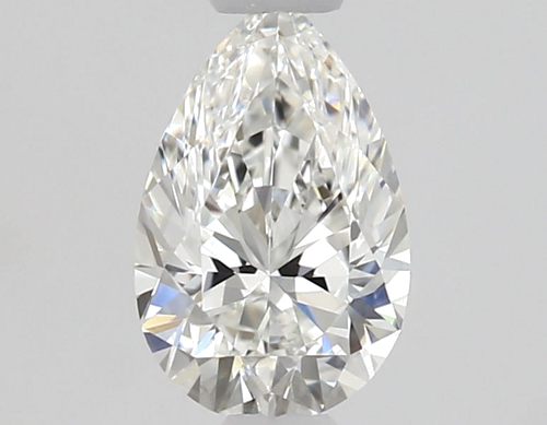0.5 carat F-VS2 Natūralus Pear Deimantas (1)