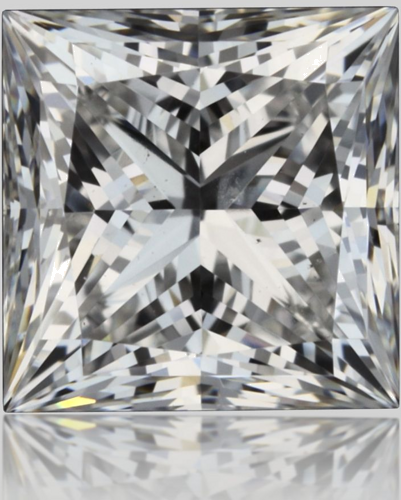 0.6 carat D-VS2 Natūralus Princess Deimantas (1)