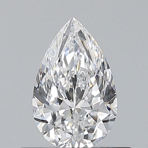 0.5 carat D-VS2 Natūralus Pear Deimantas (1)