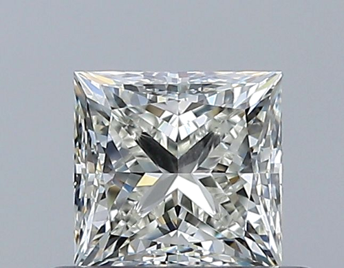 0.51 carat J-VVS2 Natūralus Princess Deimantas (1)
