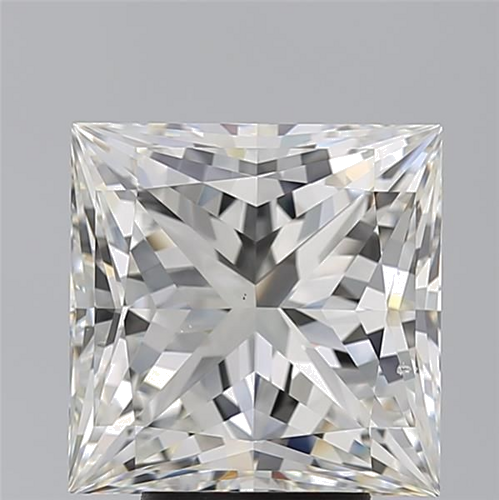 5.09 carat I-SI1 Natūralus Princess Deimantas (1)