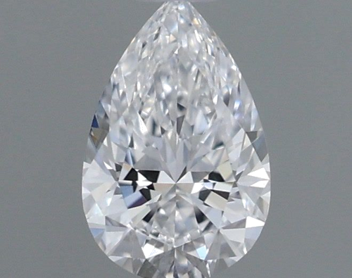 0.31 carat D-VVS2 Natūralus Pear Deimantas (1)