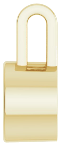 14K Yellow 5.5 mm Round Pendant Mounting (3)