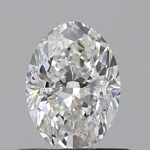 0.61 carat F-VVS2 Natūralus Oval Deimantas (1)