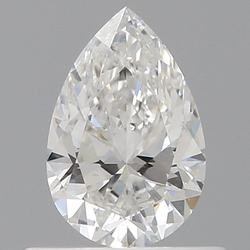 0.5 carat F-SI1 Natūralus Pear Deimantas (1)