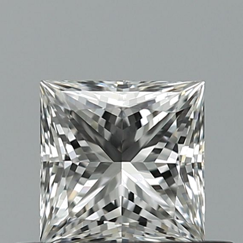 0.51 carat G-VVS1 Natūralus Princess Deimantas (1)