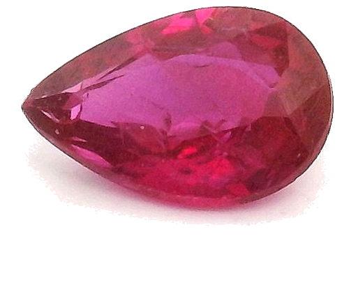 0.28 carat RED Pear Rubinas (1)