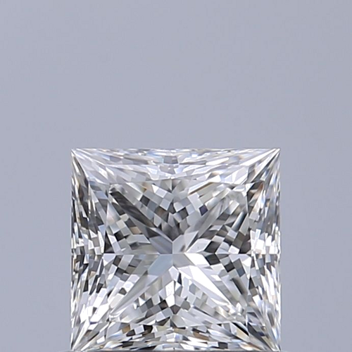 0.61 carat D-VVS2 Natūralus Princess Deimantas (1)