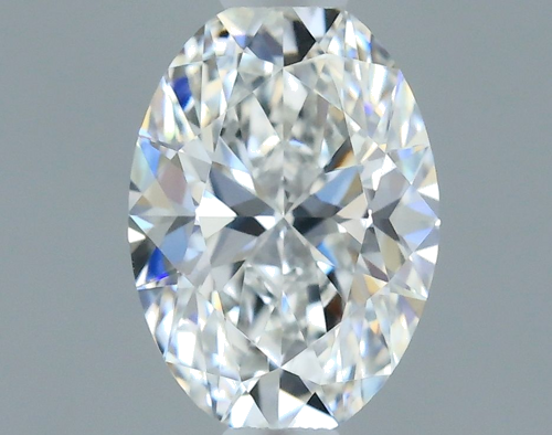0.37 carat F-VVS2 Natūralus Oval Deimantas (1)