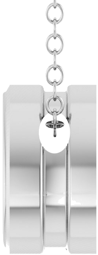 Pakabukas „Solitaire“ 14k white gold Pear 6mm x 4mm (3)