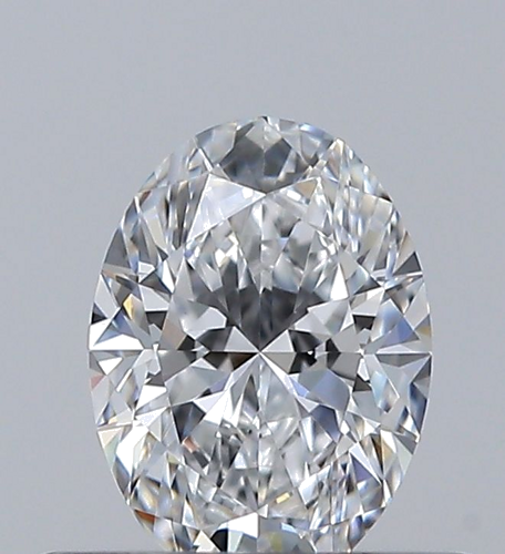 0.4 carat D-VVS2 Natūralus Oval Deimantas (1)