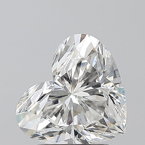 2.01 carat H-SI1 Natūralus Heart Deimantas (1)