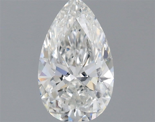 0.63 carat G-VS2 Natūralus Pear Deimantas (1)