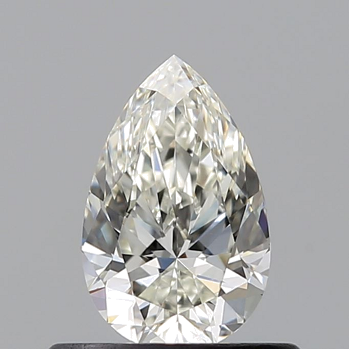 0.5 carat J-VVS2 Natūralus Pear Deimantas (1)