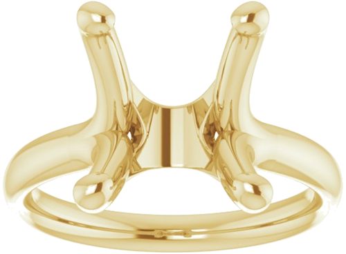 Sužadėtuvių Žiedas „Solitaire“ 14k yellow gold Oval 14mm x 10mm (3)