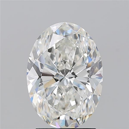 2.51 carat H-SI1 Natūralus Oval Deimantas (1)