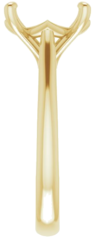 Sužadėtuvių Žiedas „Solitaire“ 18k yellow gold Round 11mm (4)