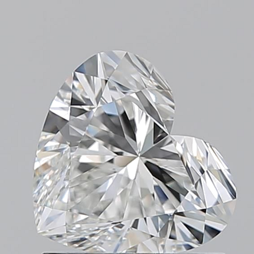 1.05 carat F-IF Natūralus Heart Deimantas (1)
