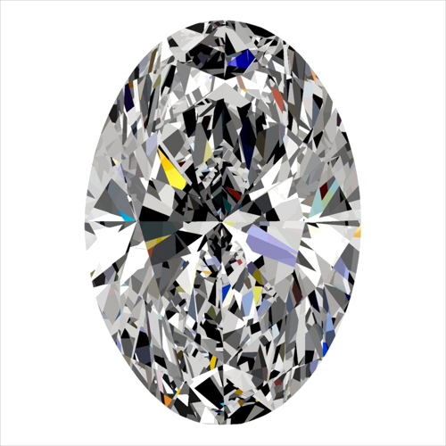 0.32 carat I-SI2 Natūralus Oval Deimantas (1)