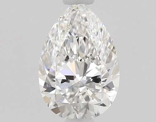 0.58 carat E-VVS1 Natūralus Pear Deimantas (1)