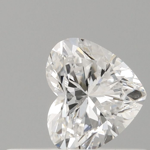0.32 carat D-VVS1 Natūralus Heart Deimantas (1)