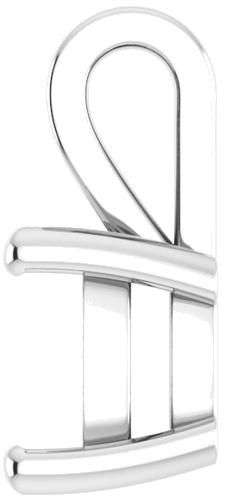 14K White 8 mm Cushion Pendant Mounting (3)