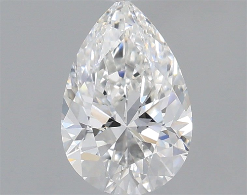 0.5 carat F-VS1 Natūralus Pear Deimantas (1)