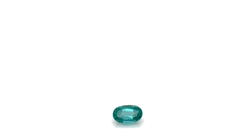 0.49 carat GREEN Oval Smaragdas (1)