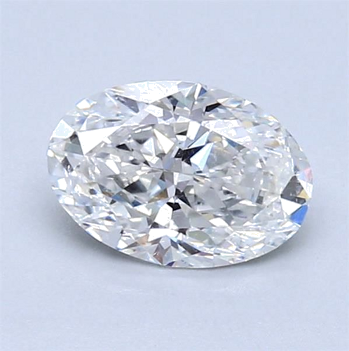 1.02 carat G-SI2 Natūralus Oval Deimantas (1)