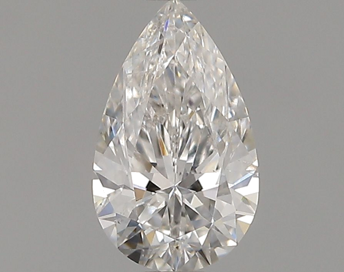 0.51 carat F-SI2 Natūralus Pear Deimantas (1)