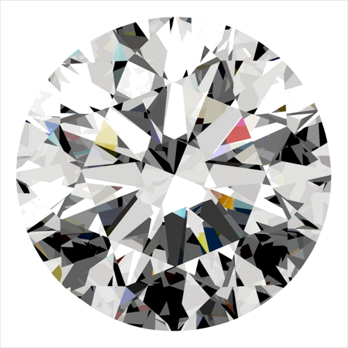 0.3 carat D-VS2 Very Good cut Natūralus Round Deimantas (1)