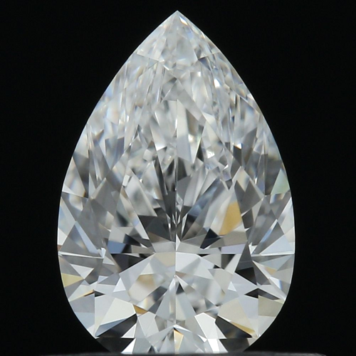 0.52 carat D-IF Natūralus Pear Deimantas (1)