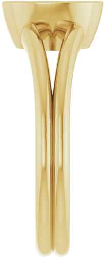 Sužadėtuvių Žiedas „Bezel-Set Solitaire“ 14k yellow gold Oval 8mm x 6mm (4)