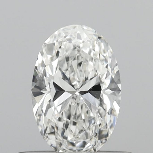 0.45 carat F-VVS1 Natūralus Oval Deimantas (1)