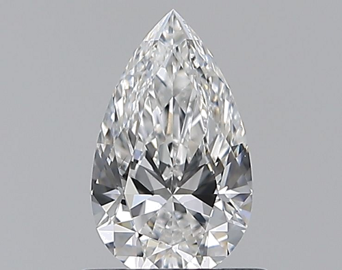 0.7 carat E-VS2 Natūralus Pear Deimantas (1)
