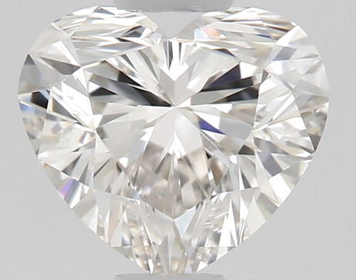 0.52 carat H-VVS1 Natūralus Heart Deimantas (1)