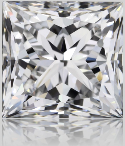 1.21 carat D-VVS2 Natūralus Princess Deimantas (1)
