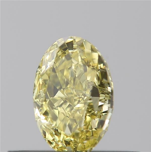 0.44 carat Fancy Intense  Yellow-VS2 Natūralus Oval Deimantas (1)