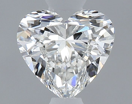 0.4 carat F-IF Natūralus Heart Deimantas (1)